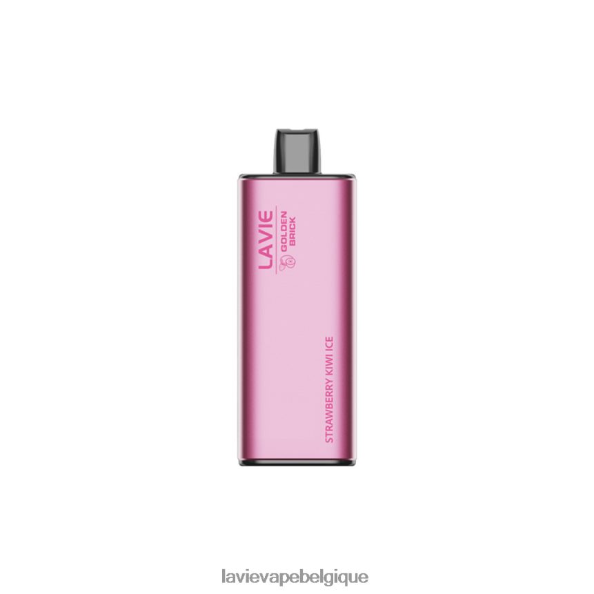 46406865 Lavie Vape Prix | glace fraise kiwi LAVIE GOLDEN BRICK 10000 bouffées